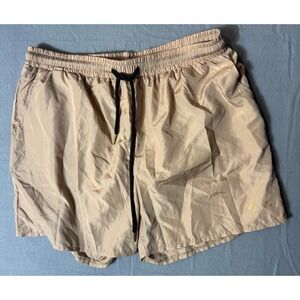 New Ouber Gym Shorts Men 2XL Beige Quick Dry Athletic Training Workout